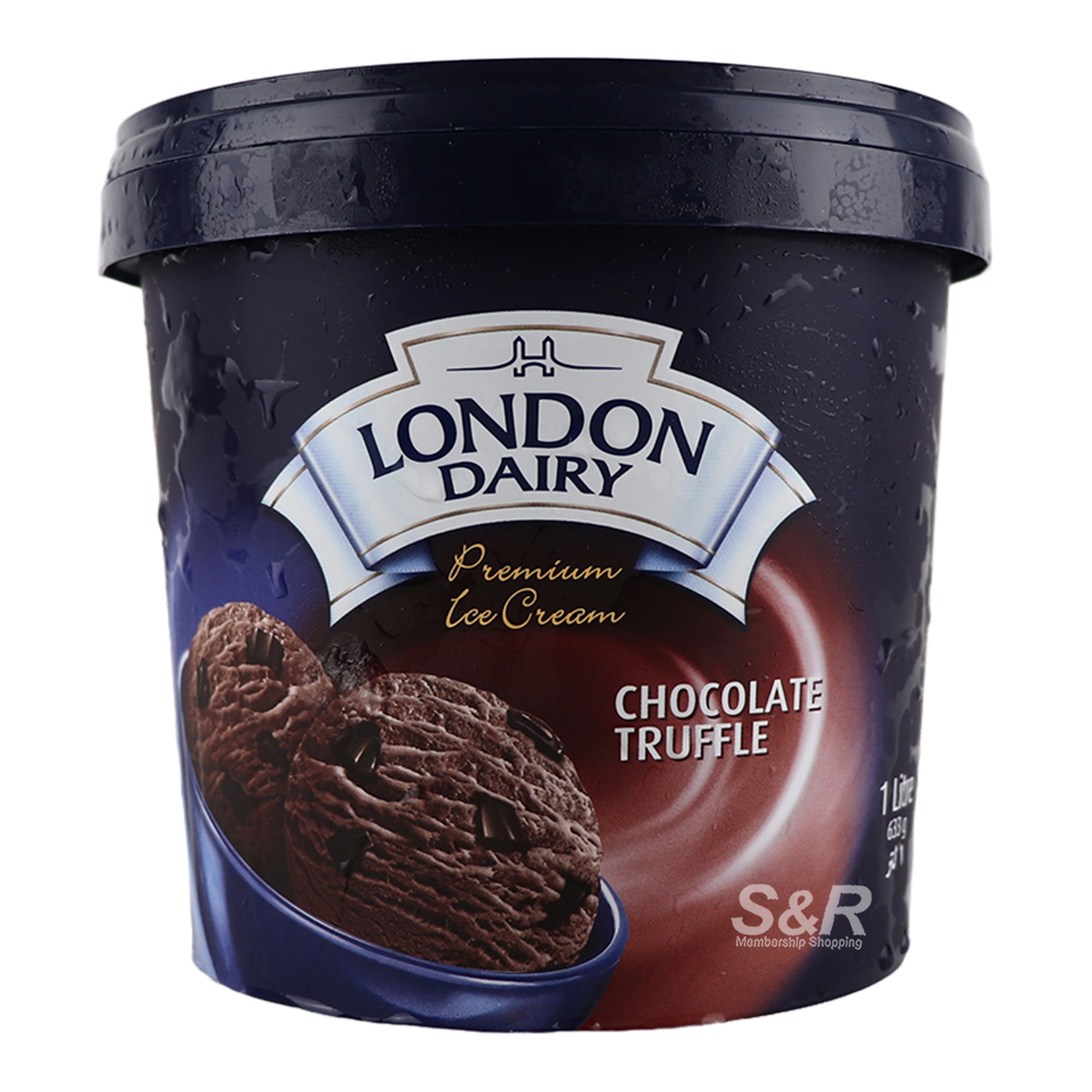London Dairy Premium Ice Cream Chocolate Truffle 1L London Dairy Premium Ice Cream Chocolate Truffle 1L